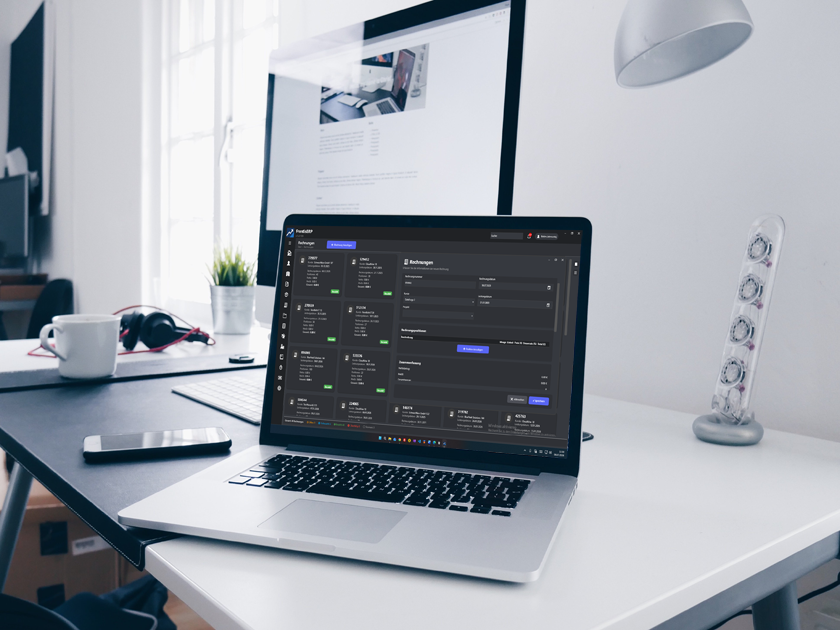 Frentis ERP – eigenentwickeltes Desktop-ERP-System
